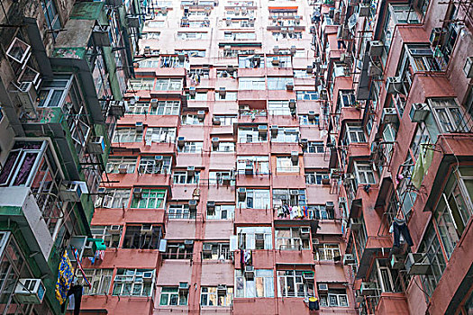 中国,香港,采石场,公寓楼