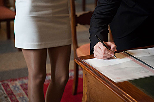 签写,证书,婚姻