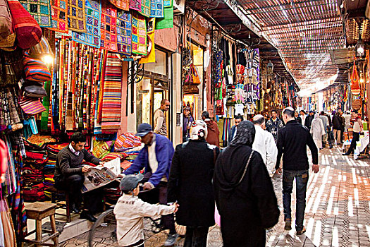 商店,市场,麦地那,历史,地区,玛拉喀什,摩洛哥,非洲