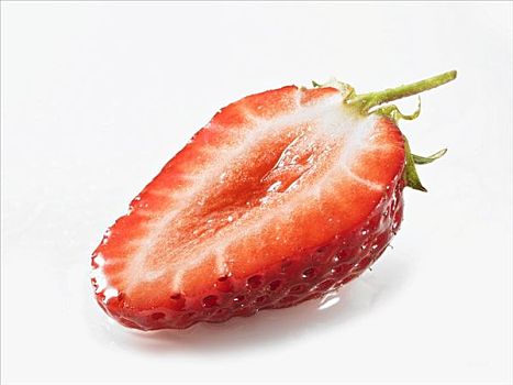 一半,草莓