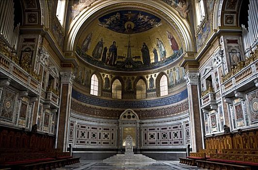 大教堂,圣约翰,罗马,意大利