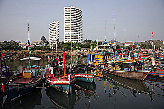 泰国,渔船