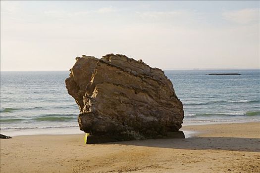 海滩,比亚里茨,法国