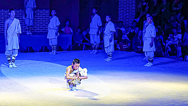 河南嵩山少林寺武术表演