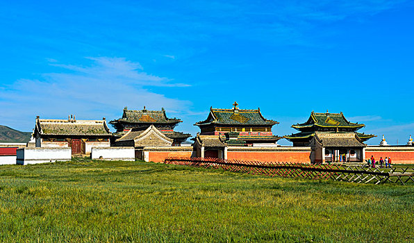 庙宇,寺院,喀喇昆仑,鄂尔浑峡谷,前杭爱省,蒙古,亚洲