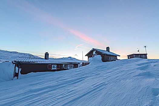 房子,遮盖,雪,市区,诺尔博滕县,拉普兰,瑞典