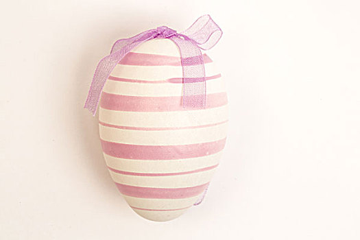 紫色,复活节彩蛋,带,白色背景