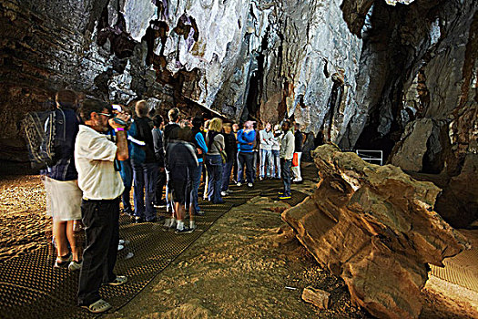 游客,洞穴,世界遗产,南非