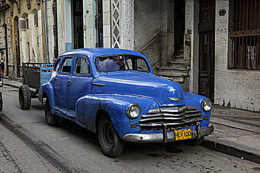 20世纪50年代,街上,哈瓦那,古巴