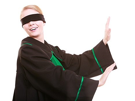 女人,律师,波兰,黑色,绿色,长袍,眼罩