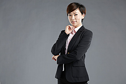 亚洲青年商务女士肖像