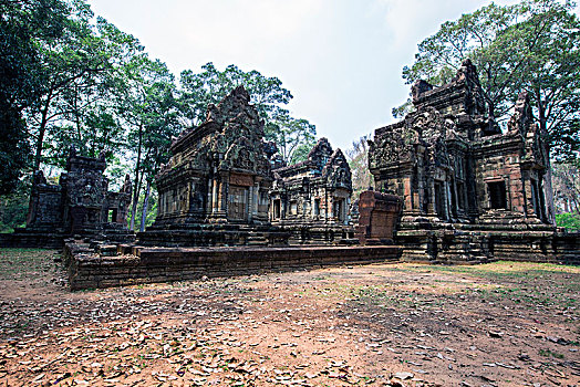 周萨神庙柬埔寨暹粒吴哥