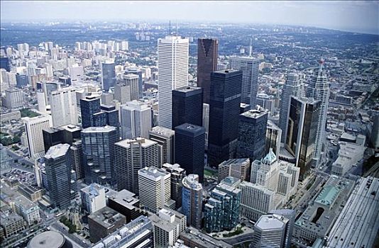 摩天大楼,市区,多伦多,加拿大