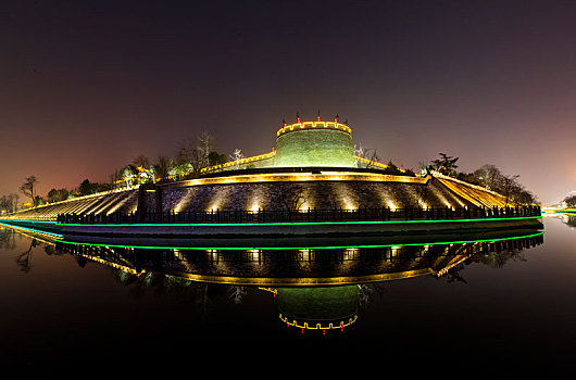 城墙夜景