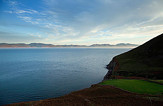 看,俯视,丁格尔湾,丁格尔半岛,凯瑞郡,爱尔兰