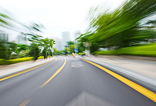 道路,动感