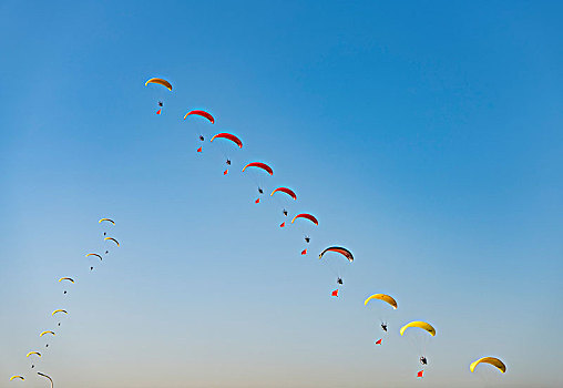 2018中国国际通用航空博览会,动力伞空中表演