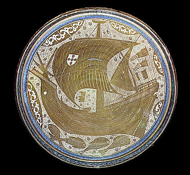 瓷器,碗,伊斯兰,西班牙,15世纪,艺术家