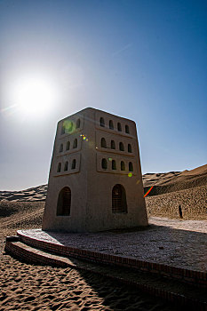新疆鄯善库木塔格沙漠烽火台