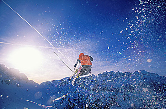 越野滑雪,落基山脉,不列颠哥伦比亚省,加拿大