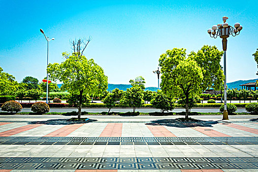 公众广场,空路,地面,市区
