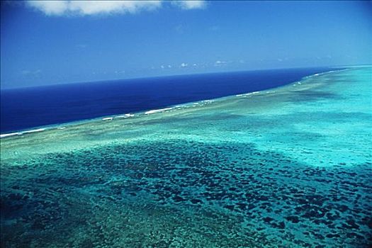 密克罗尼西亚,贝劳,俯视,岛屿,礁石