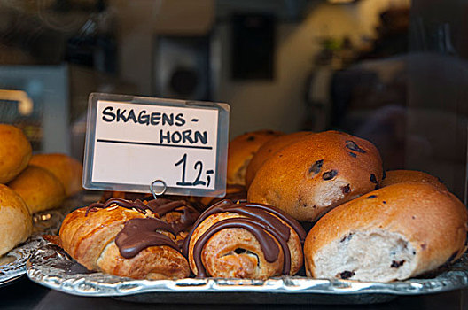 丹麦,哥本哈根,糕点店,丹麦酥皮饼