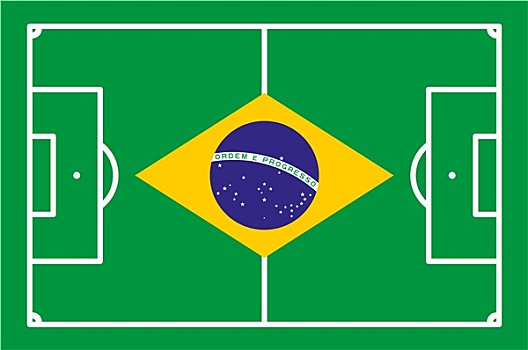 足球场,巴西,背景,矢量,插画