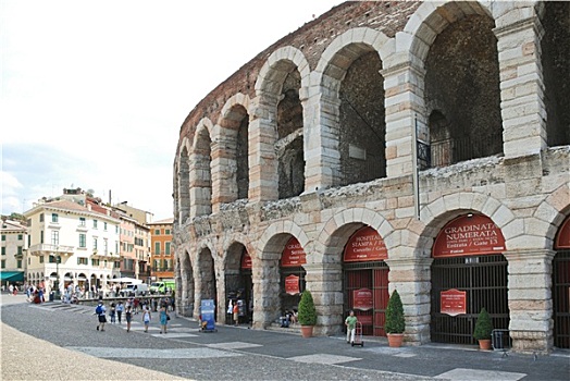 维罗纳,竞技场,罗马人,圆形剧场,意大利