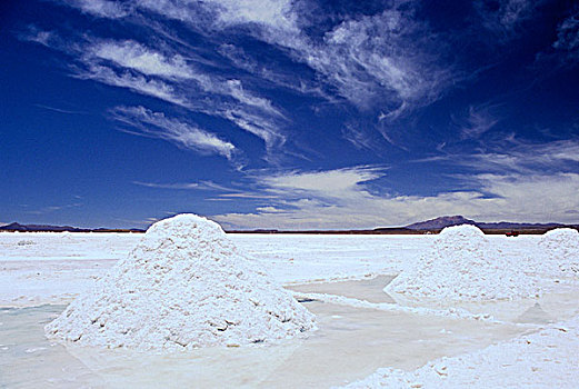 盐,矿,盐湖,乌尤尼,玻利维亚