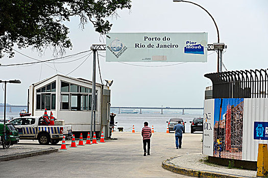 入口,码头,里约热内卢,巴西,南美