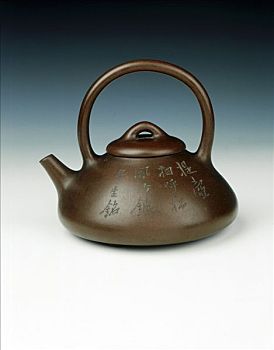 宜兴,茶壶,书法,清朝,瓷器,艺术家