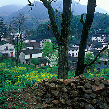 婺源晓容古村村落民居