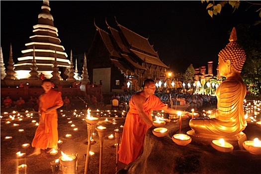 亚洲,泰国,清迈,寺院