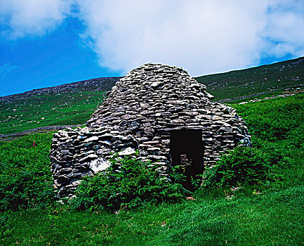 小屋,斯莱角,丁格尔半岛,爱尔兰