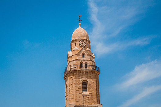 钟楼,教堂,建筑,锡安山,耶路撒冷