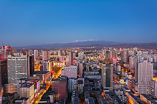 乌鲁木齐城市夜景