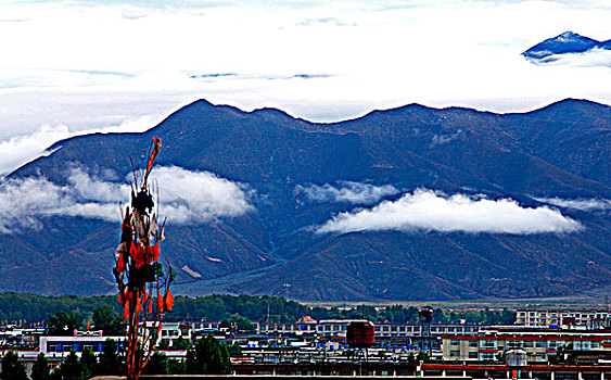 西藏拉萨城市风景