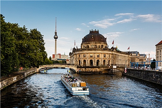 河船,博物馆,岛屿,柏林,德国