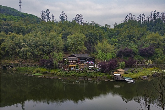 重庆两江影视城风光