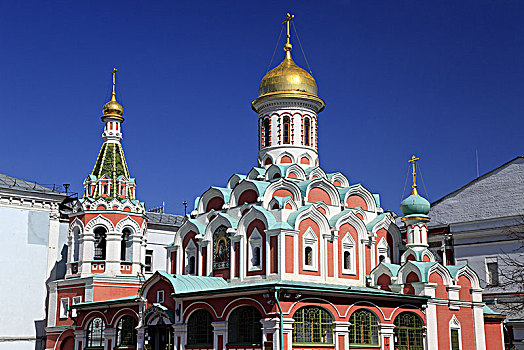 欧洲,俄罗斯,莫斯科,红场,俄国东正教堂