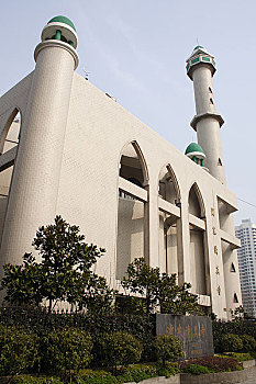 中国上海的清真寺