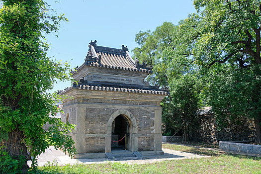 北京石景山慈悲庵田义墓石刻文物园