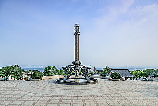 山东省威海市刘公岛中华海坛建筑景观