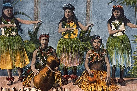 夏威夷文化,草裙舞,男人,玩,葫芦属植物
