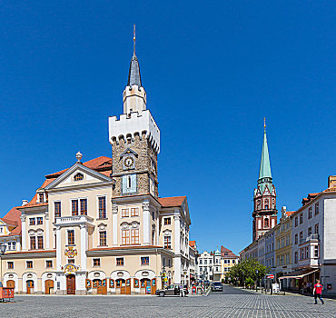 市政厅,教堂大街,萨克森,德国,欧洲