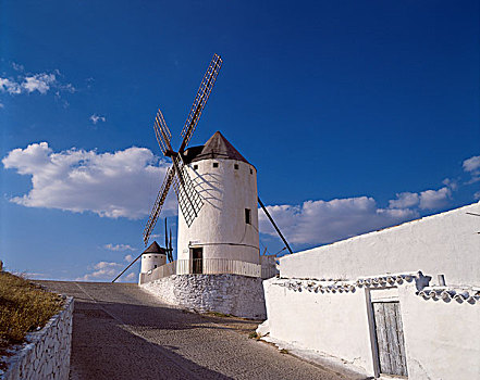 风车,拉曼查,西班牙
