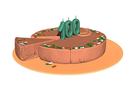 生日蛋糕,100周年纪念