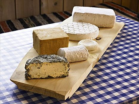 选择,瑞典,奶酪,木板