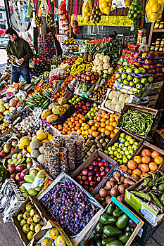 果蔬,展示,市场,布宜诺斯艾利斯,阿根廷